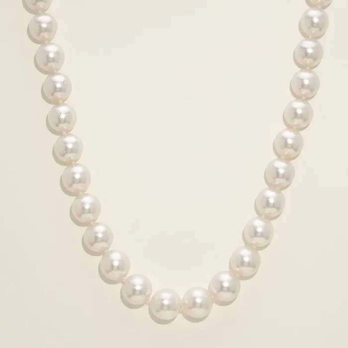 South Sea Pearl Necklace in 14kt Yellow Gold (10-11mm pearls)