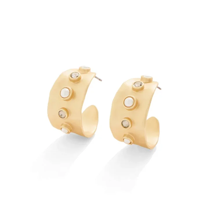 Spartina Estate Hoop Earrings – Black