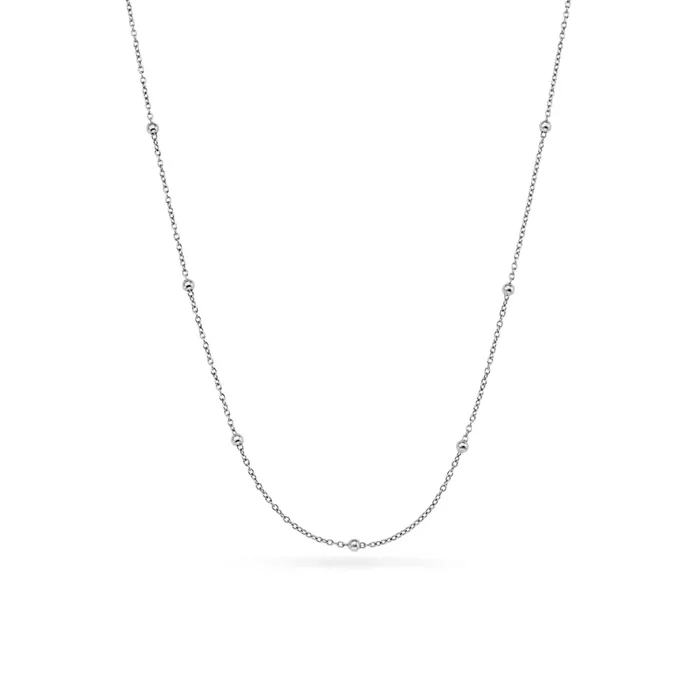 Sphere Chain Necklace (Silver)
