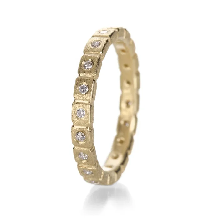 Square Band with Diamonds