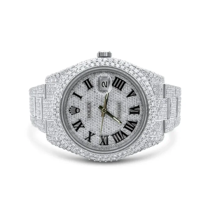 Stainless Steel Rolex Date-Just II 41mm 32.4 ctw