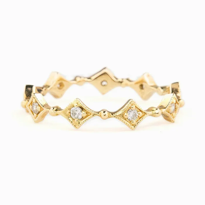 Star Diamond Eternity Ring
