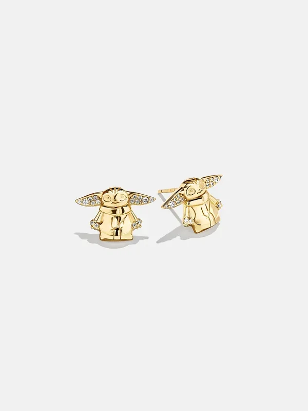 STAR WARS™ GROGU™ 18K Gold Earrings – Gold