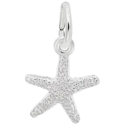 Starfish Charm in Sterling Silver