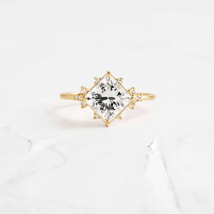 Stargaze Ring, Princess Cut