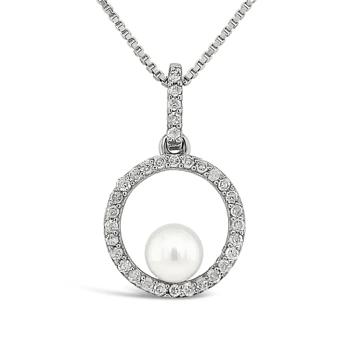 Starlit Pearl Nimbus Pendant