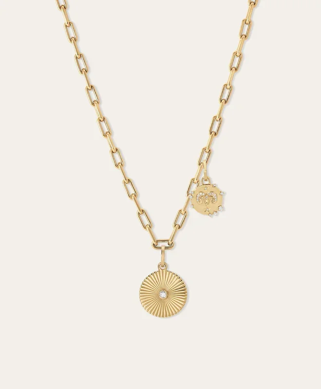 Starstruck Diamond Charm Necklace