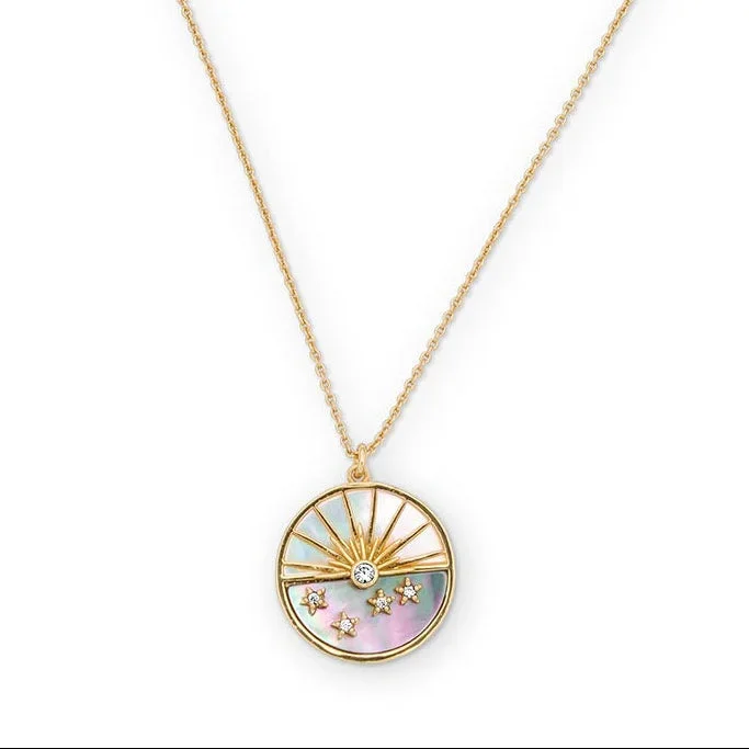 Stella Sun Pendant Necklace