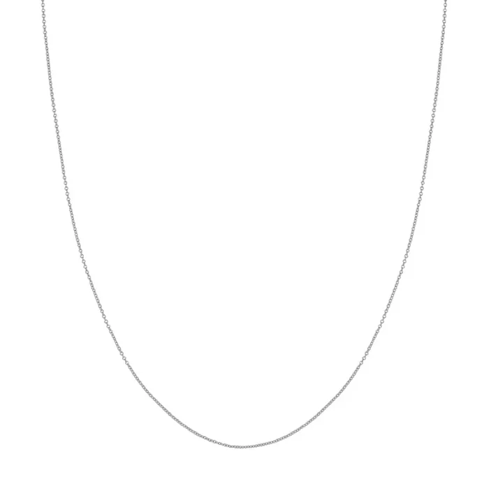 Sterling Silver 30 Inches Diamond Cut Cable Chain