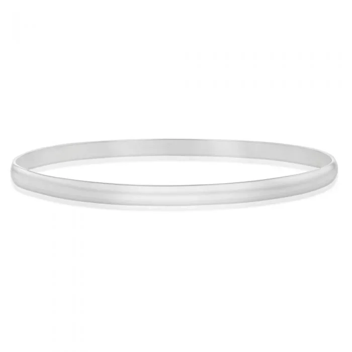 Sterling Silver 4mm Half Round 65mm BA