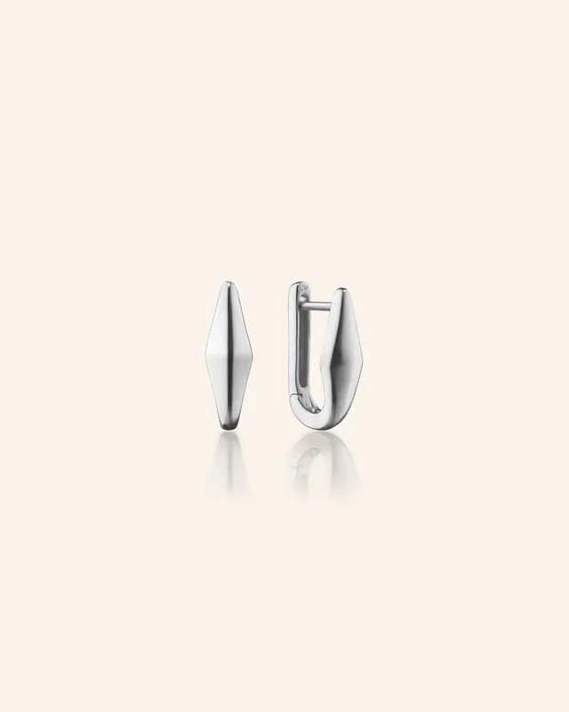 Sterling Silver “Points North” Earring