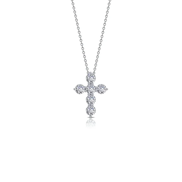 Sterling Silver Cubic Zirconias Pendant