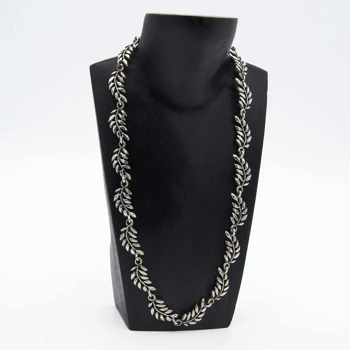 Sterling Silver Leaf Necklace