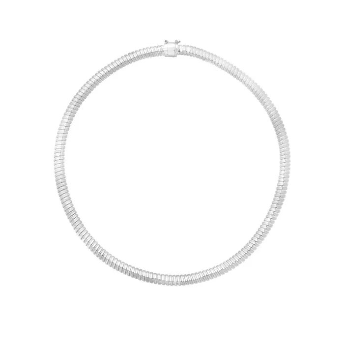 Sterling Silver Tubogas Fancy Necklace
