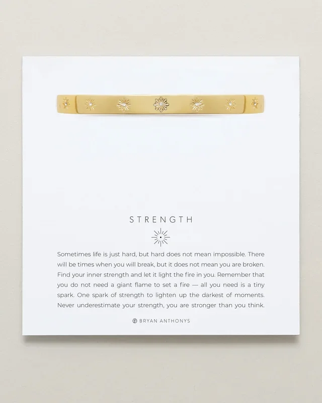 Strength Hinged Bracelet
