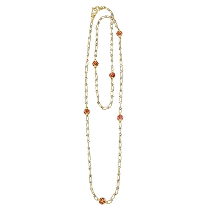 Studio 18K Gold Yellow Sapphire Long Necklace