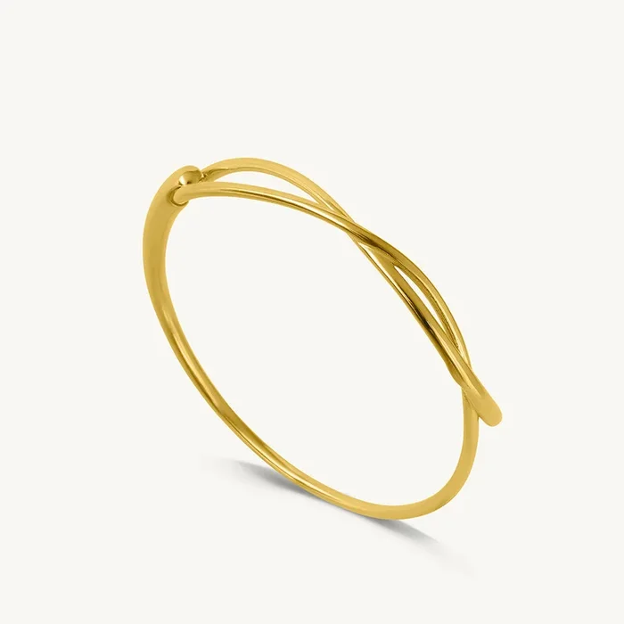 Stylish Gold Bangle Bracelet