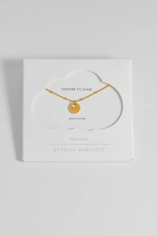 Sunburst Cutout Necklace