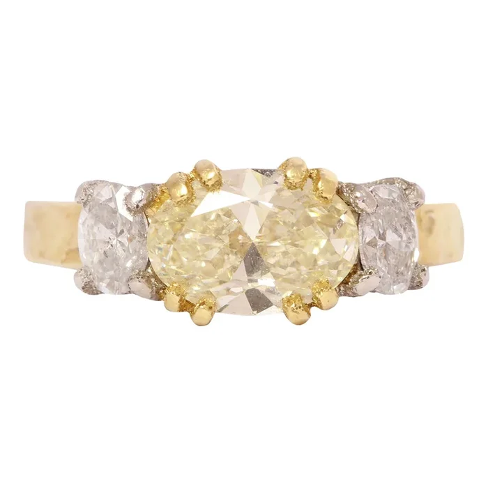 Sunshine Diamond Trilogy Ring