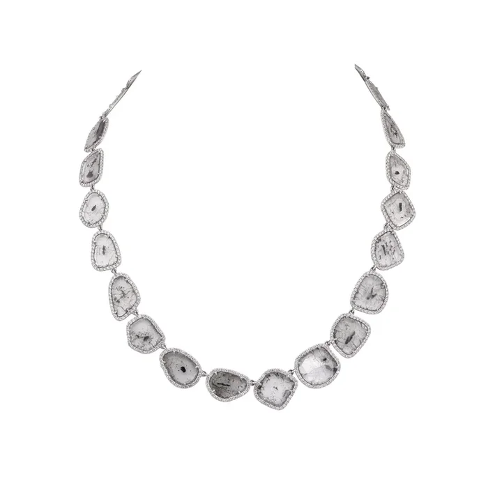 Sunslice Diamond Necklace