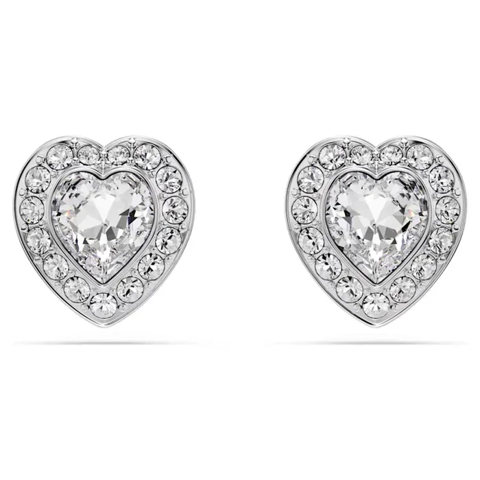 Swarovski Ariana Grande X Angelic Crystal Heart Stud Earrings