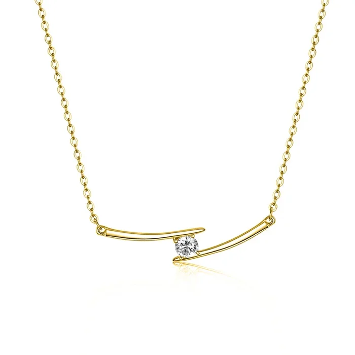 Sylvie Bypass Bar Collier Necklace