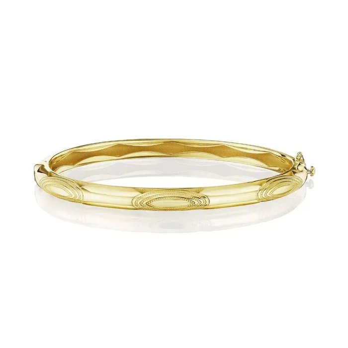 Tacori 18k Crescent Eclipse High Polish Bangle