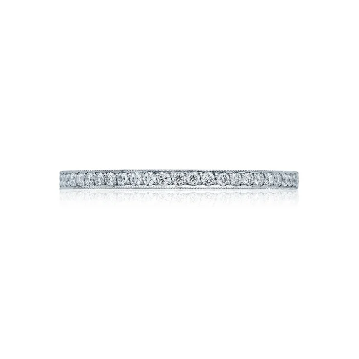 Tacori Sculpted Crescent Pave Diamond Wedding Band – 1.5mm