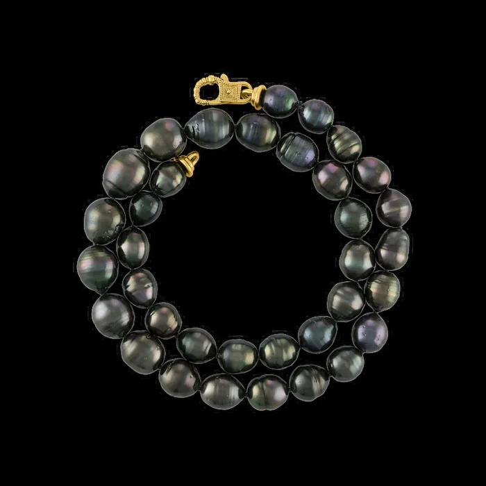 Tahitian Pearl Strand with Fibula Clasp