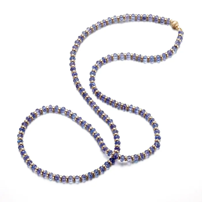 Tanzanite & Gold Necklace