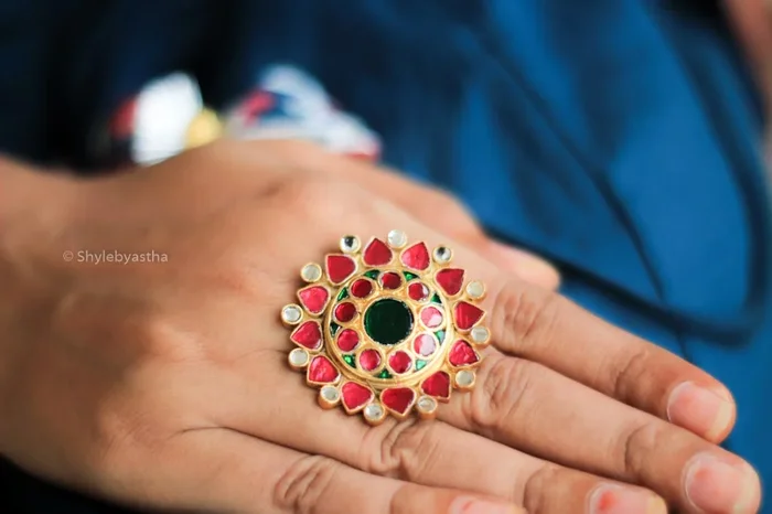 Tattva Flora Jadau Ring