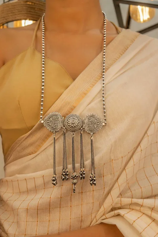 Tattva Tribal Motif Inspired Statement Necklace