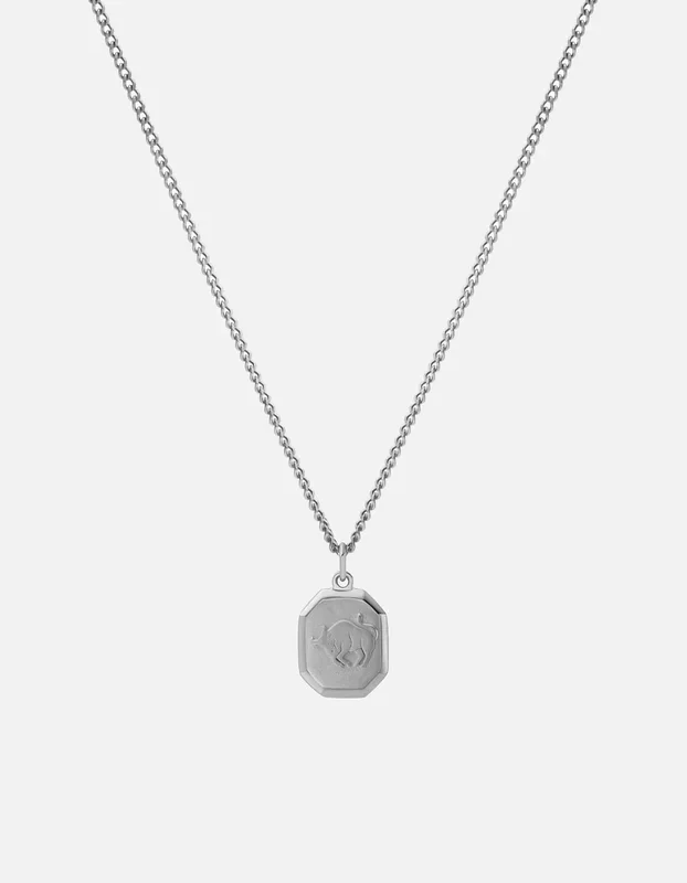Taurus Nyle Necklace, Sterling Silver