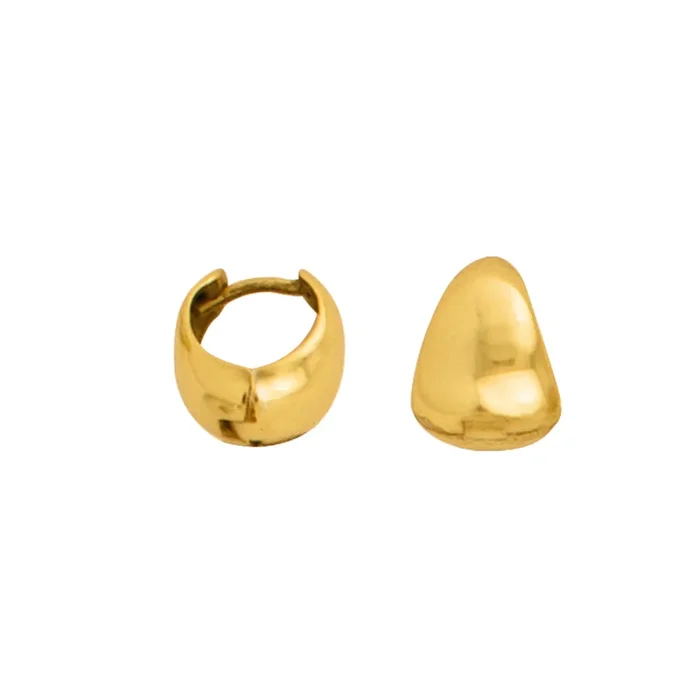 Teardrop Clicker Huggies – Gold | Available to Ship January 7, 2026