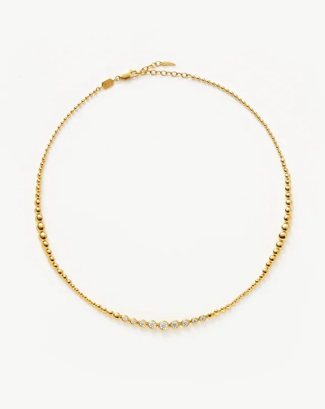 Tennis Beaded Choker