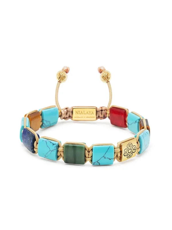 The Dorje Flatbead Collection – Turquoise, Blue Lapis, Carnelian, Brown Tiger Eye and Green Jade