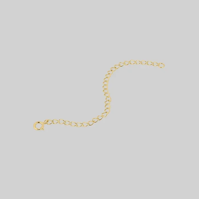 The Extender Chain – 18K Gold Plated Sterling Silver