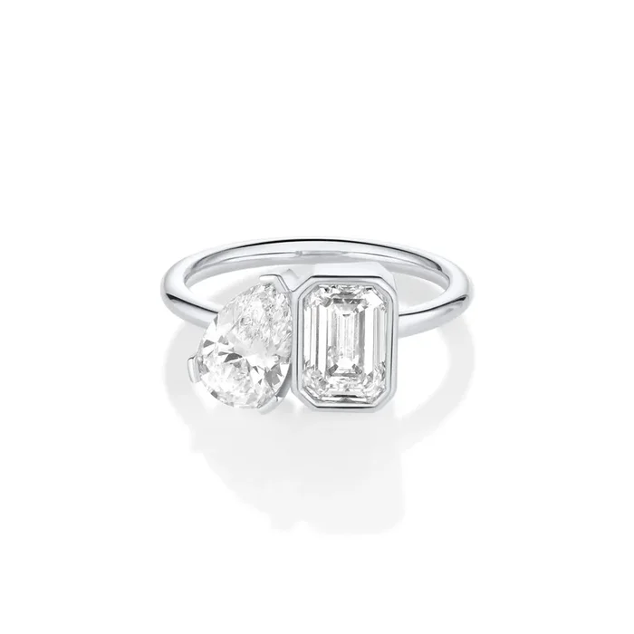 The Inez Toi et Moi Engagement Ring