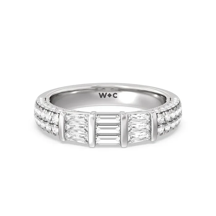The Mulberry Diamond Wedding Band