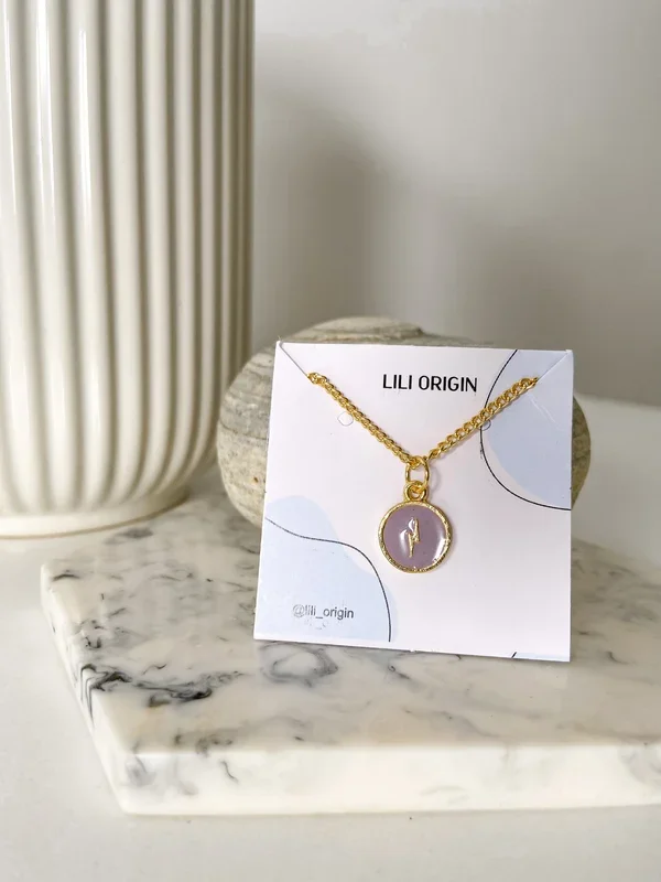 Thunder Resin Necklace