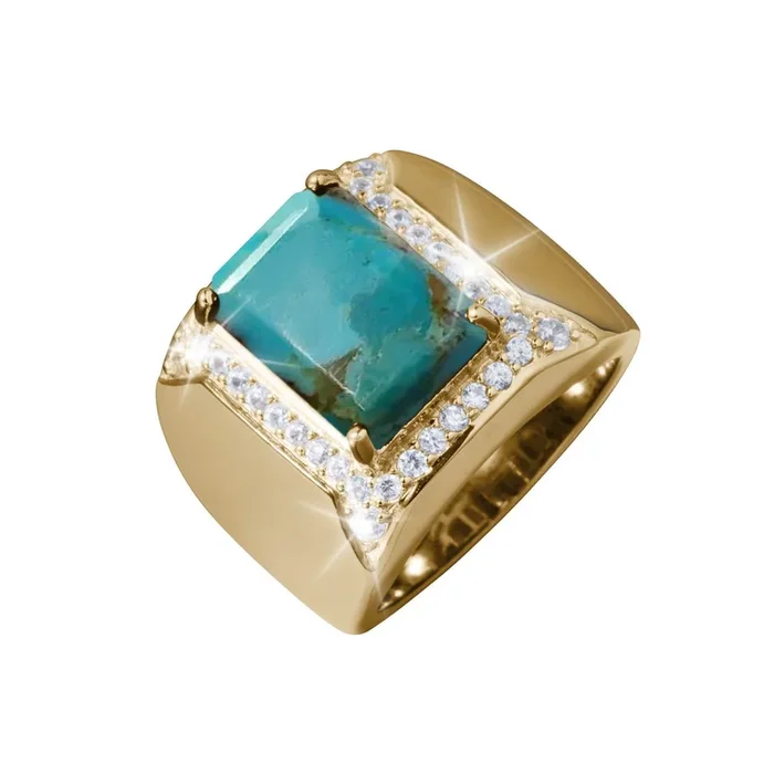 Tidal Turquoise Men’s Ring