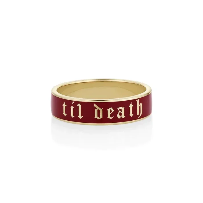 Til Death® Cherry Mocha Enamel Band – 6mm