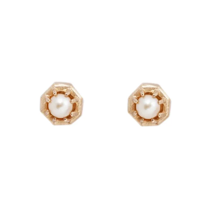 Tiny Akoya Pearl Studs