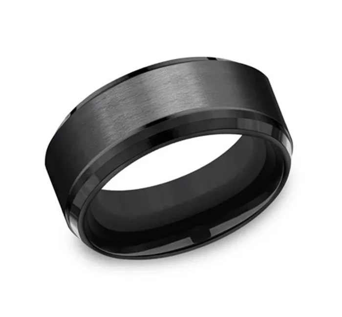 Titanium 9mm Straight Band
