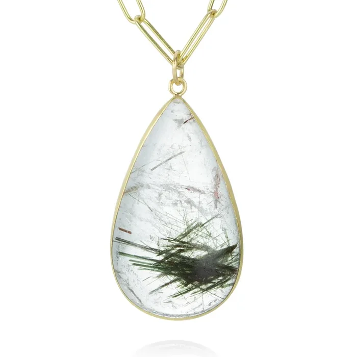 Tourmaline Rutilated Quartz Pendant (Pendant Only)