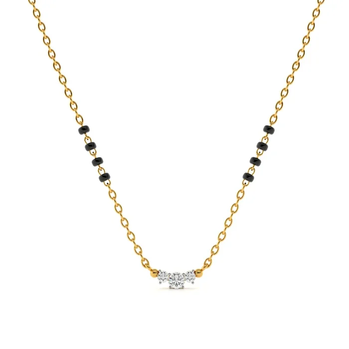 Trinity Grace 9KT Gold Lab Grown Diamond Mangalsutra