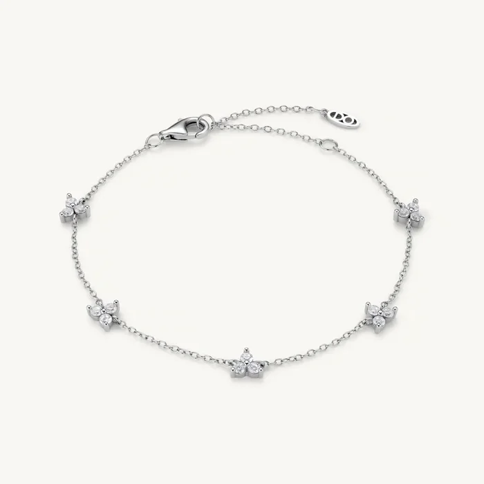 Trinity Infinity Bracelet Silver