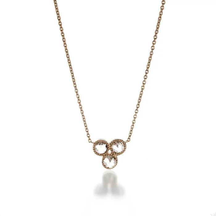 Triple Diamond Necklace