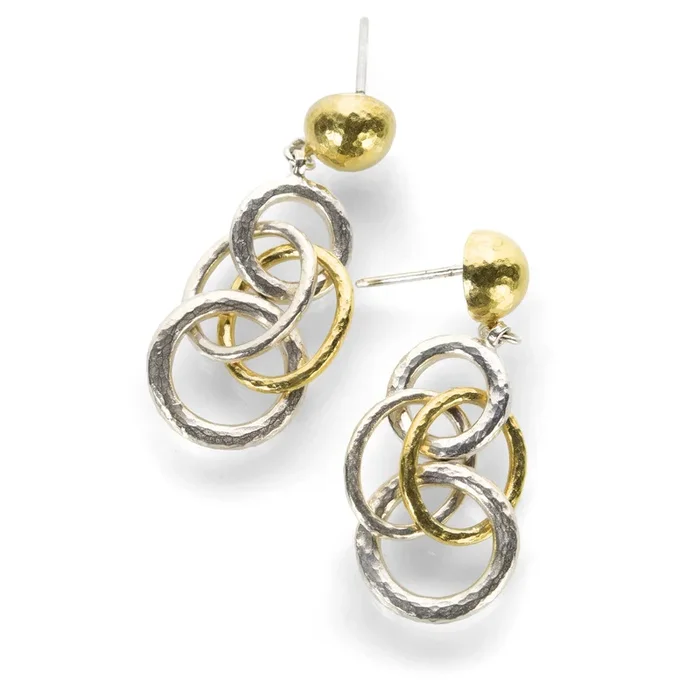Triple Drop Hoopla Earring