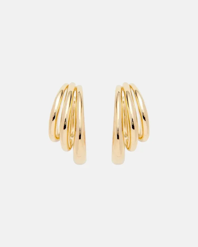 Triple Lair Ear Cuffs in Gold